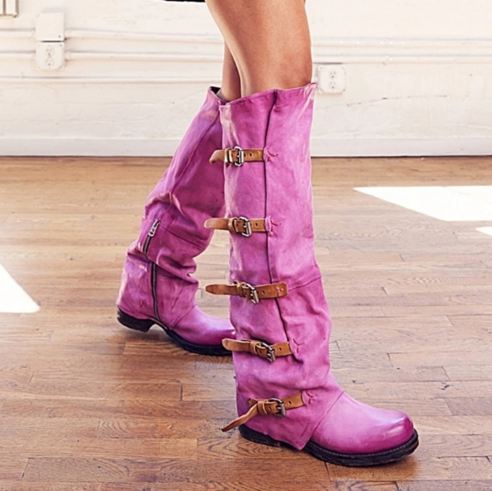 ISO IN SEARCH OF Pink AS 98 Tatum Over the Knee Boots